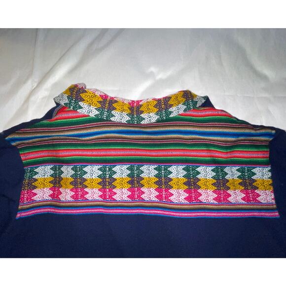 Quilted Ethnic Print Coat - Women's Size XL - Soft, Cozy, Warm & Pretty - Picture 8 of 11